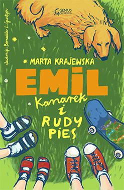 Emil, kanarek i rudy pies